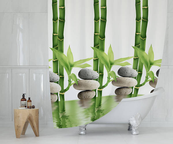 Штора для душа вузька 120*200 см Bamboo Tropik Туреччина