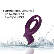 Подвійне ерекційне кільце з вібрацією Svakom Tammy Violet, фото 2