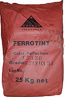 Пигмент вишневый железоокисный FERROTINT F 3330 бордовый Cathay Pigments Group сухой Китай 25 кг