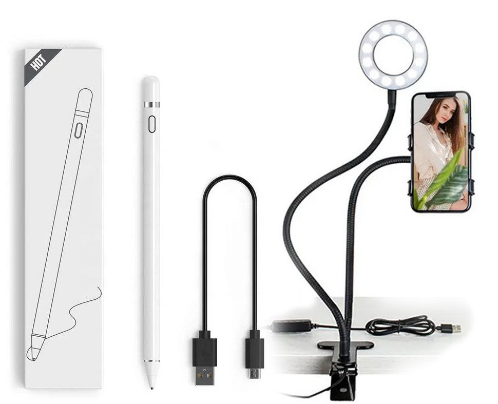 Стілус універсальний для малювання на планшеті смартфоні для iPad iPhone Xiaomi Huawei Samsung Android набір