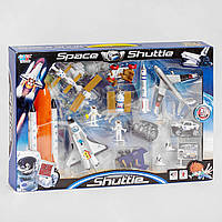 Великий іграшковий набір Космос з ракетою, супутником, шатлом, автівками, космонавтвми