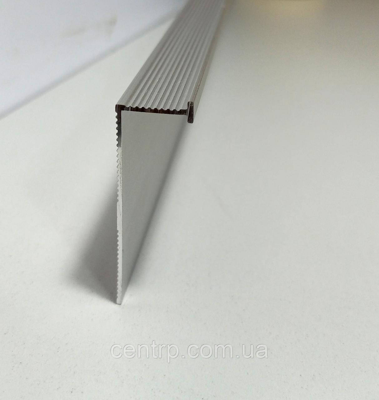 Алюмінієвий прихований плінтус з LED-підсвічуванням BEST DEAL 7/20 LED без покриття 20 мм, довжина 2,5 м, фото 1