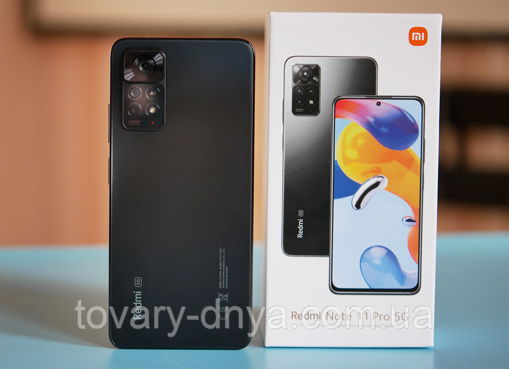 Купити Смартфон Xiaomi Redmi Note 11 Pro 5G 6/128 GB Graphite Gray ...