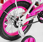 Двоколісний велосипед Corso MAXXPRO-N12-5 діаметр коліс 12" обладнаний страхувальними колесами, ножне гальмо, фото 5