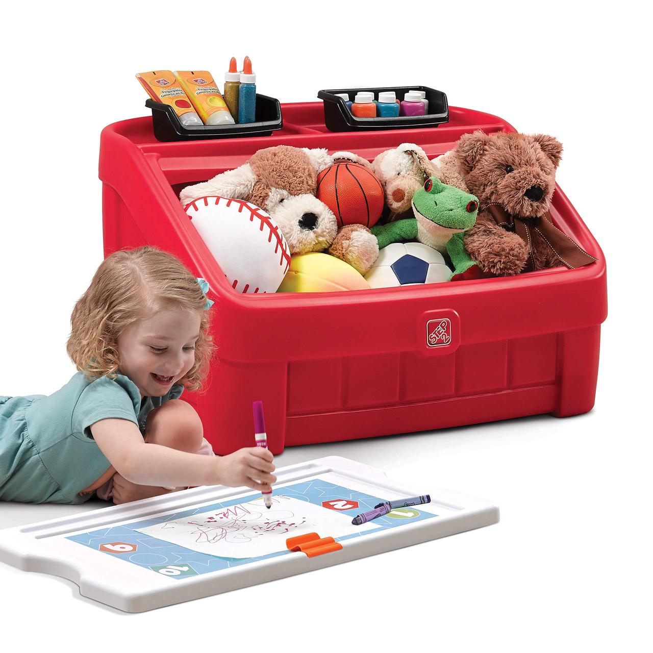 Комод для игрушек 2 в 1 Toy Box & Art Lid Step2 848900 - фото 3 - id-p1671668116