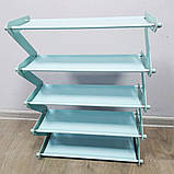 Полиця для взуття органайзер компактний стійка складна Shoe Rack YH 8802-5 зберігання речей та взуття, фото 10
