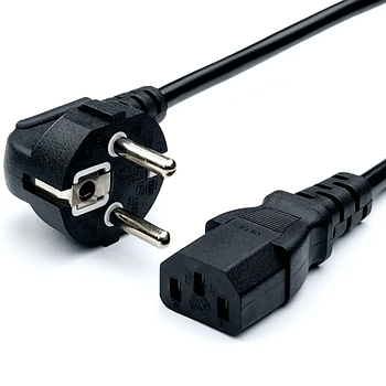 Мережевий кабель VDE 1.5m x 15mm Black