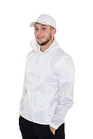 Промо куртка ветровка под сублимацию мужская цвет белый