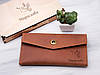 Іменний жіночий шкіряний гаманець із гравіюванням на замовлення Crazy Horse, фото 10