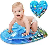 Водяний килимок дитячого Qmol з рибками Надувної водного килимка для малюків (без коробочки), фото 7