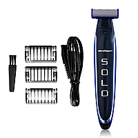 Тример - бритва для чоловіків Micro Touch Solo / Чоловіча машинка для стрижки волосся / Чоловічий акумуляторний