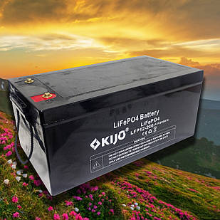 Акумуляторна батарея Kijo LiFePO4-12V200Ah (2,4 кВт*год 12В)
