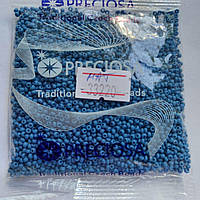 Бисер чешский Preciosa натуральный матовый синий 50г 10/0 33220м