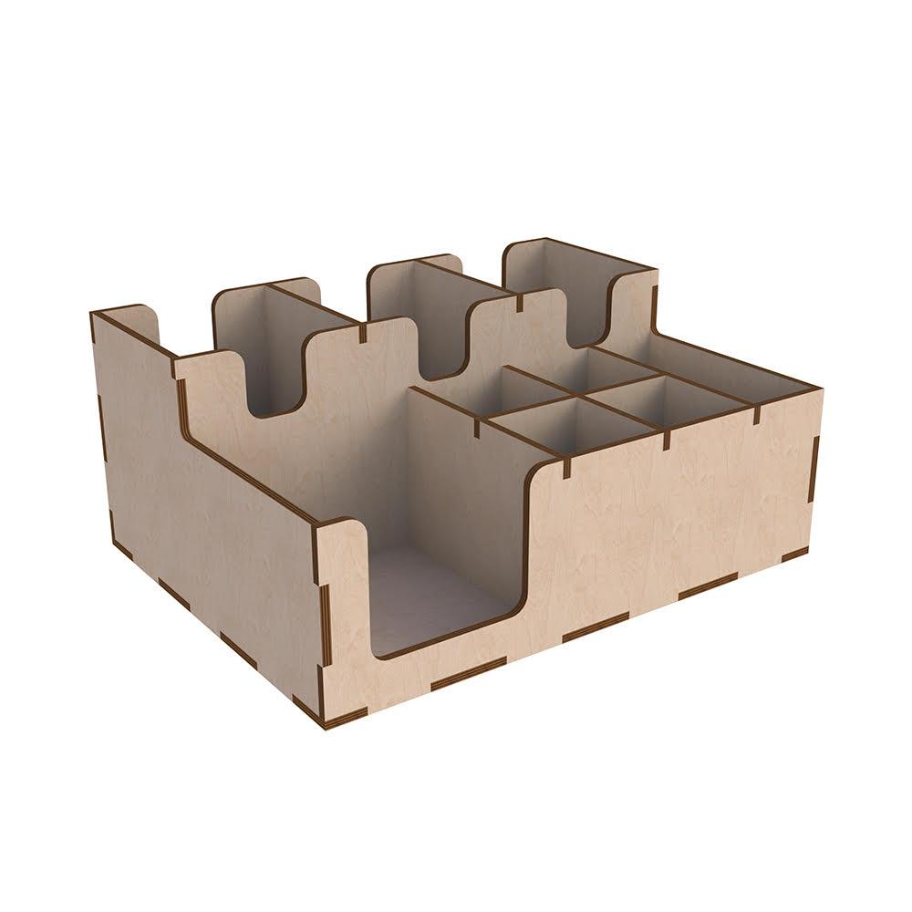 Барний органайзер EKOSTAR  дерев'яний 320х 245 х140, фото 1