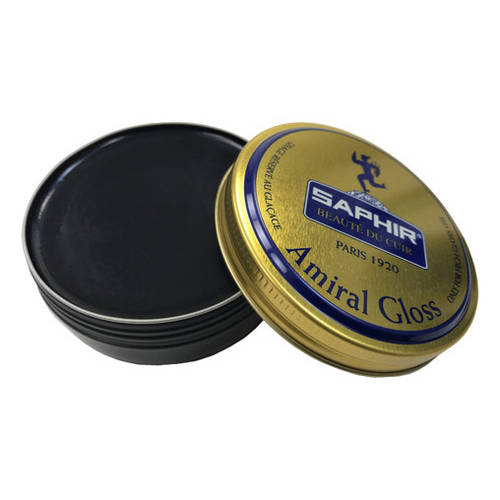 Воск для обуви Saphir BDC 50 мл для придания блеска - черный, цена 464 ...