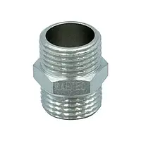 Ниппель 20х15 (3/4"-1/2") НН никель RAFTEC (NP0201)