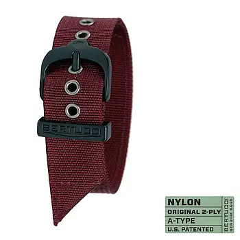 Ремінець нейлоновий bertucci #38B - Crimson w/ black hardware, 7/8" - 22 mm size for A-2, A-3, A-6 & B-1 Cases