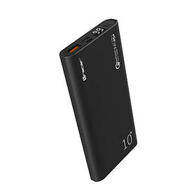 Зовнішній акумулятор Powerbank Tracer 10000 mAh PD20W+QC3.0 (Чорний)