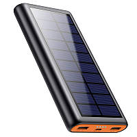 Портативная батарея Solar Power Bank 26800mAh HX160S4 с солнечной панелью (Черный)