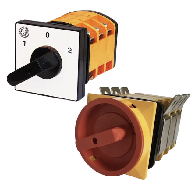 Трехполюсные перекидные переключатели (1-0-2) купить - цена в Украине