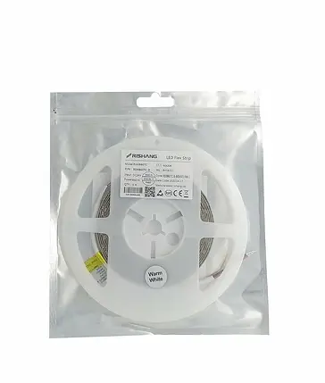 LED стрічка RISHANG SMD2835 60шт/м 6W/м IP20 24V 4000K RD0860TC-B 13261, фото 2