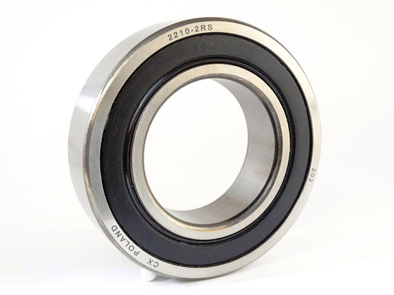 2210 2RS підшипник CX Польща, кульковий дворядний закритий, фото 3