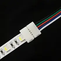 Конектор для LED стрічки Biom OEM 10mm RGBW joint wire (провід-затискач) SC-21-SW-12-5 12222, фото 2