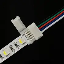 Конектор для LED стрічки Biom OEM 10mm RGBW joint wire (провід-затискач) SC-21-SW-12-5 12222, фото 3