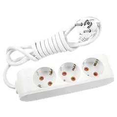 Подовжувач 3 гнізда із заземленням 2 метри Viko Multi-let (90114302)