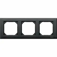 Рамка 3-постова Merten M-PLAN Антрацит MTN486314