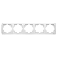 Рамка 5-а горизонтальна Viko Carmen біла (90571105)