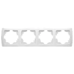 Рамка чотирикутна горизонтальна Viko Carmen біла (90571104)