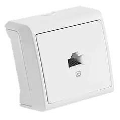 Розетка накладна комп'ютерна (RJ45 Cat5) Viko Vera (90681032)