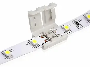 Конектор Biom для світлодіодної стрічки 2 затискача 2pin 8мм №1 SC-01-SS-8-2 474, фото 2