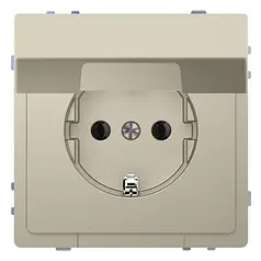 Розетка з/к та кришкою D-Life «Сахара» MTN2310-6033