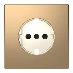 Центральна панель D-Life для розетки зі шторками «Шампань» MTN2330-6051