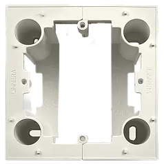 Коробка для зовнішнього монтажу, одинарна Viko Linnera кремова 90481008