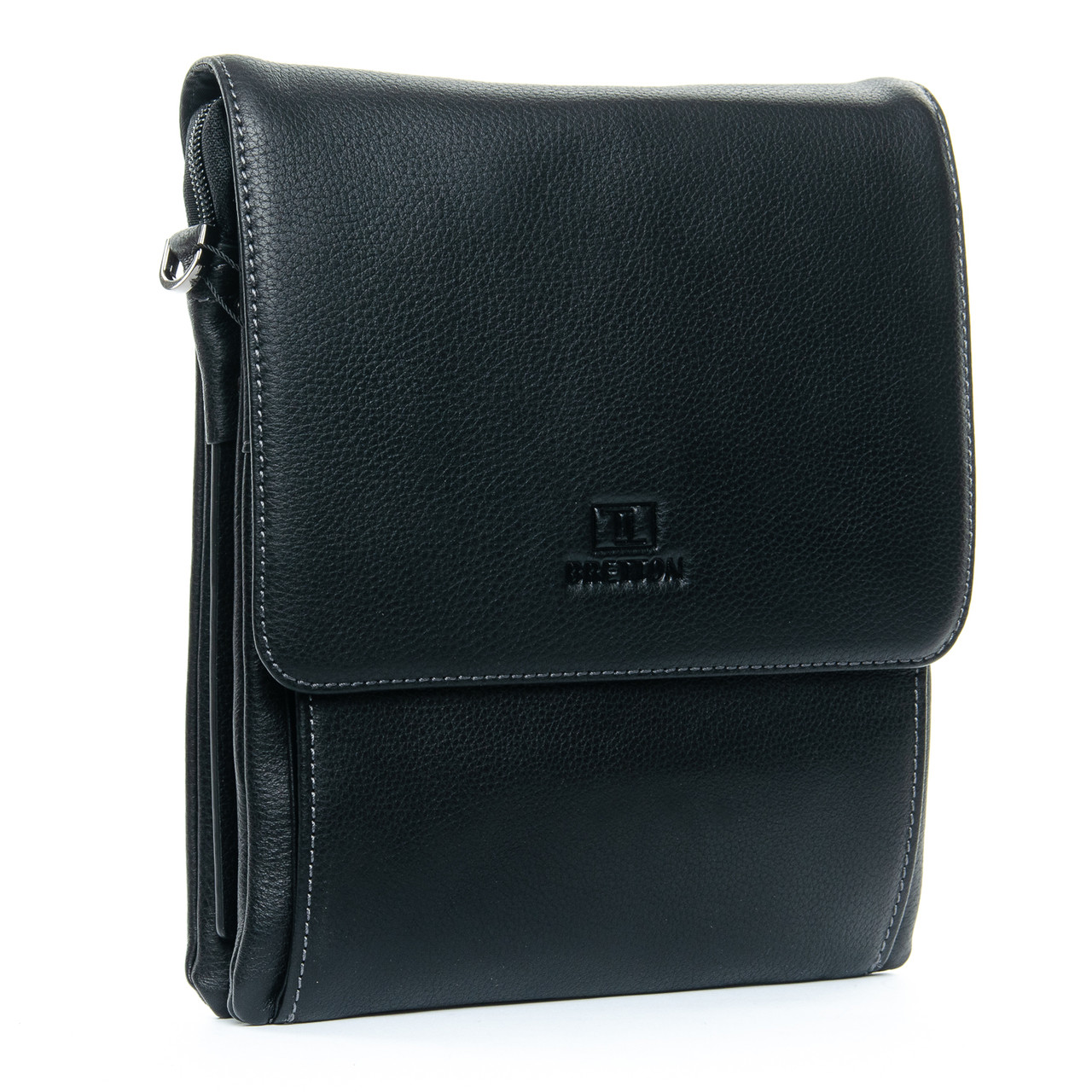 Сумка Чоловіча Планшет шкіра BRETTON 5190-4 black.Музькі сумки-планшети гуртом і в роздріб в Україні.