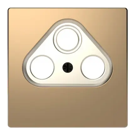 Центральна панель D-Life для розетки «Шампань» MTN4123-6051, фото 1