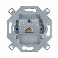 Механізм комп'ютерної розетки 1xRJ45 кат. 6, UTP Merten MTN4530-0000