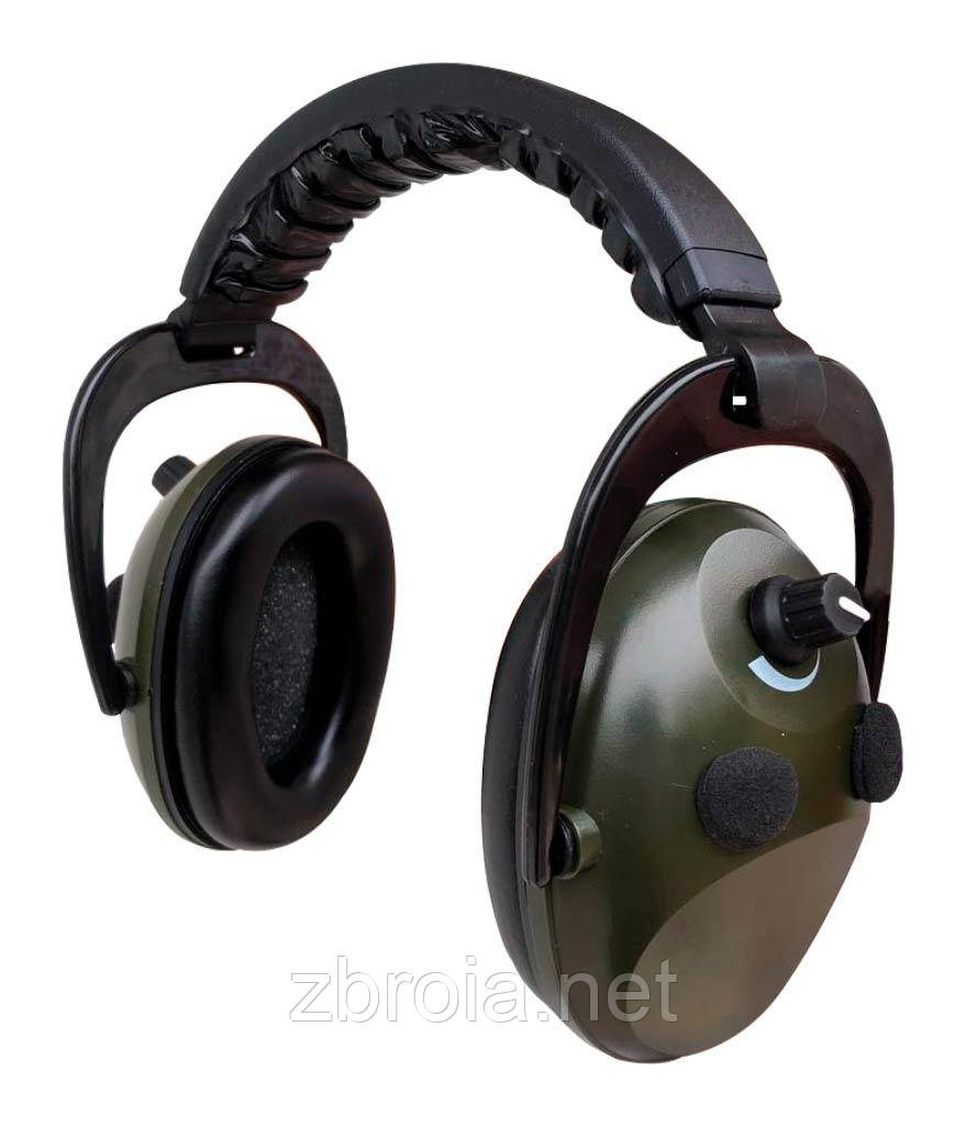 Стрілкові навушники Buvele Hearing Protector Olive активні