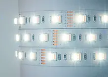 LED стрічка Mi-Light SMD5050 RGB+WW+CW 60шт/м 24W/m IP20 12V (RGB+CCT) MI-LED-RGBW60CCT1220U, фото 3