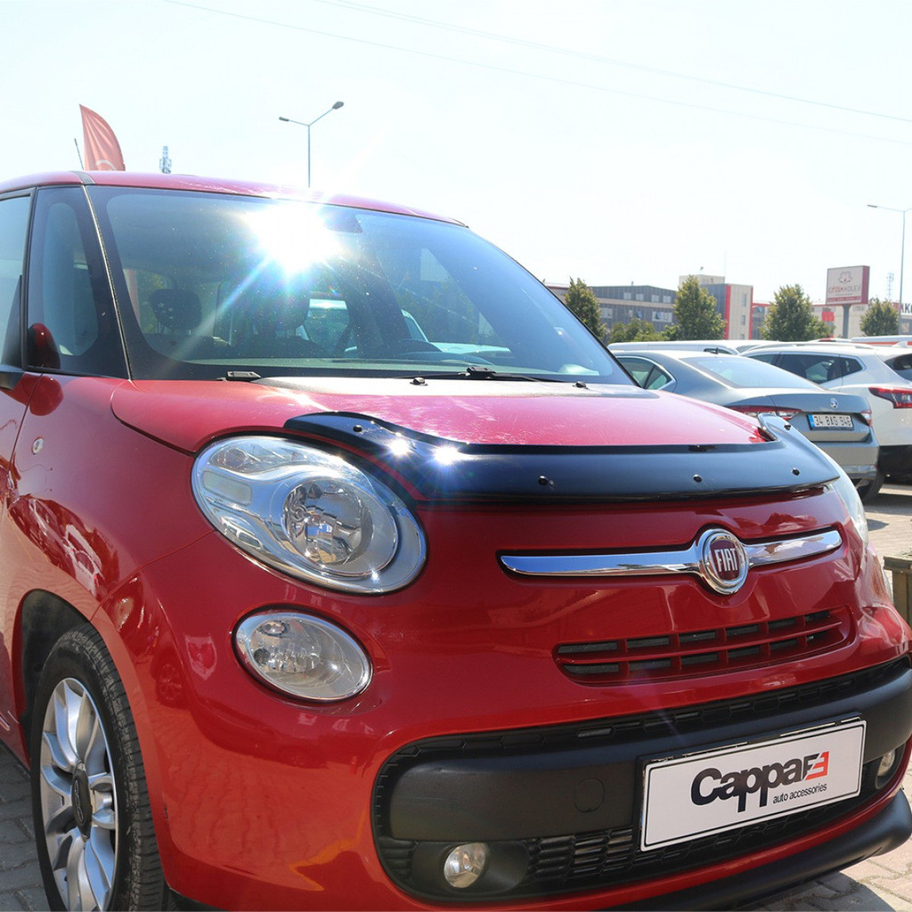 Дефлектор капота (мухобойка) Fiat 500L (Фиат 500Л ) 30290115 - фото 1 - id-p1670309166