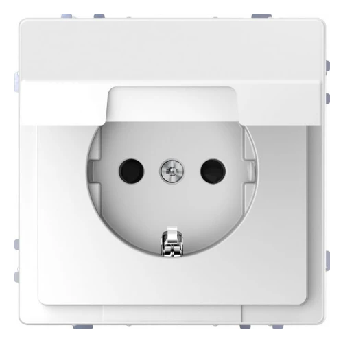 Розетка з/к та кришкою D-Life «Білий лотос» MTN2310-6035