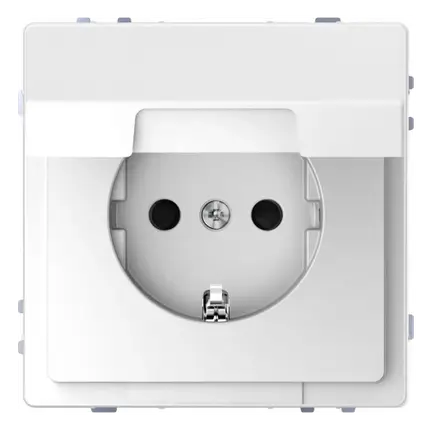 Розетка з/к та кришкою D-Life «Білий лотос» MTN2310-6035, фото 1