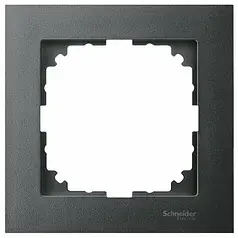 Рамка 1-постова Merten M-PURE Антрацит MTN4010-3614