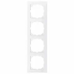 Рамка 4-постова Merten M-PURE MTN4040-3619 полярно-білий