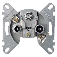 Механізм Розетка TV-FM-SAT Merten MTN466097