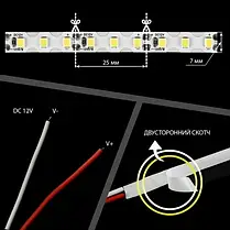LED стрічка Biom Professional S-type SMD2835 120шт/м 7.5W/м IP20 12V (7500-8000К) 20326, фото 3