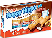 Печиво Kinder Happy Hippo Cacao 104 г. 10 шт/ящ